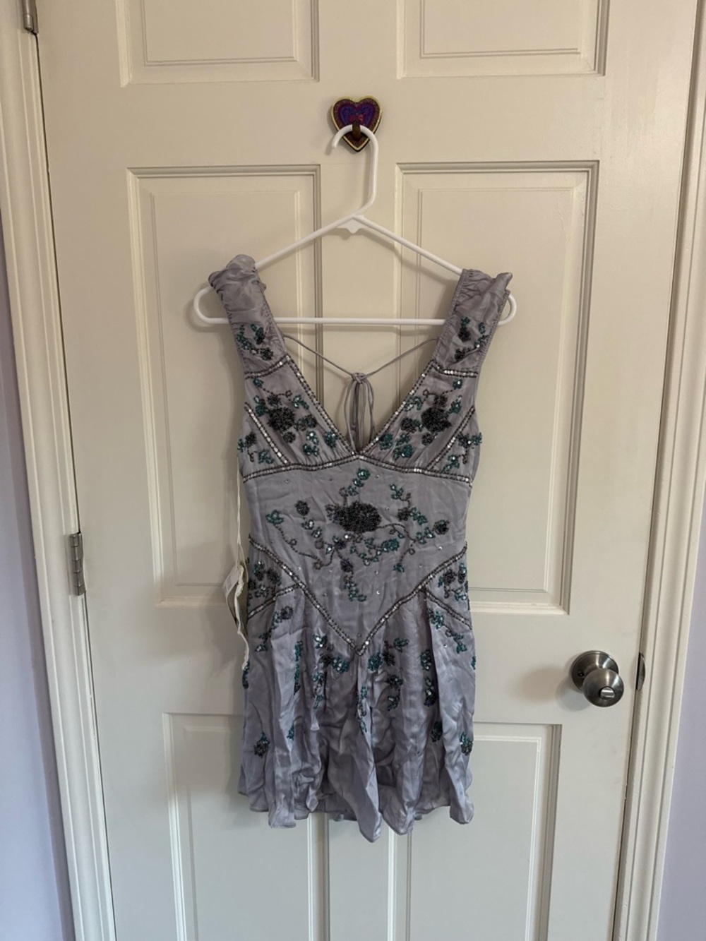 NWT Free People Bali Juliet Embroidered Dress Sz S